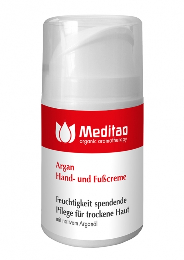 Meditao Arganowy krem do rąk i stóp, 50 ml BIO/NaTrue/Vegan